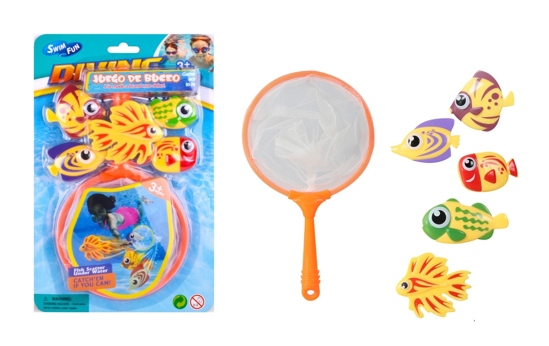 MONDO Diving Fishing Set - Multi Colour 3 +