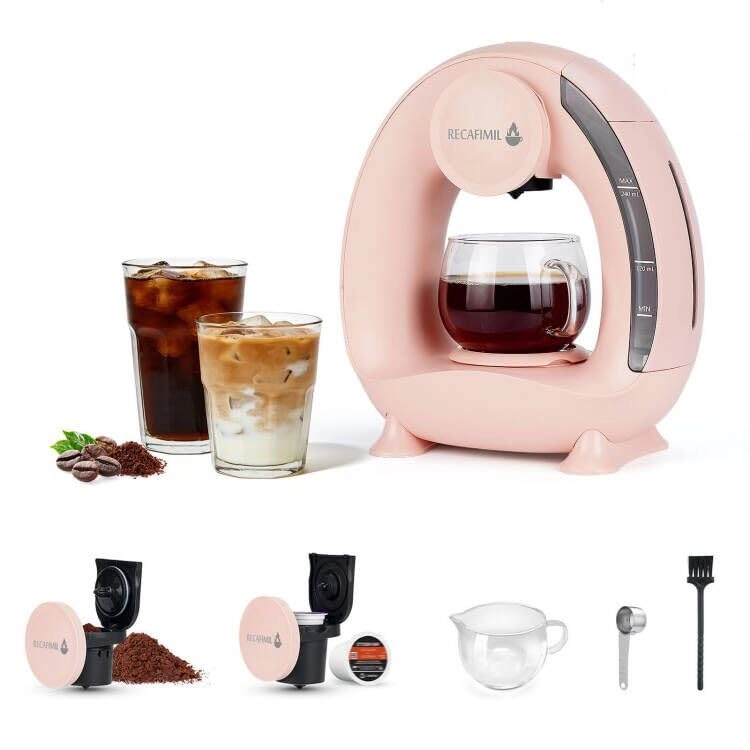 RECAFIMIL MINI Q - 2-in-1 K-Cup Compatible 8oz