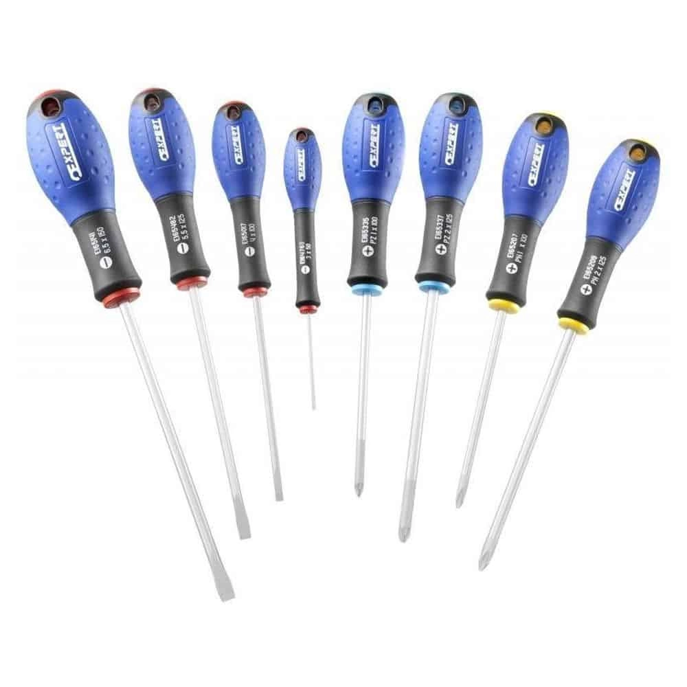 Expert E160907 Slotted and Phillips Screwdriver Set (8 Pcs)