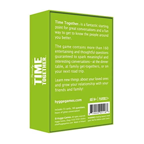 Time Together: Conversation Starters - Card Game