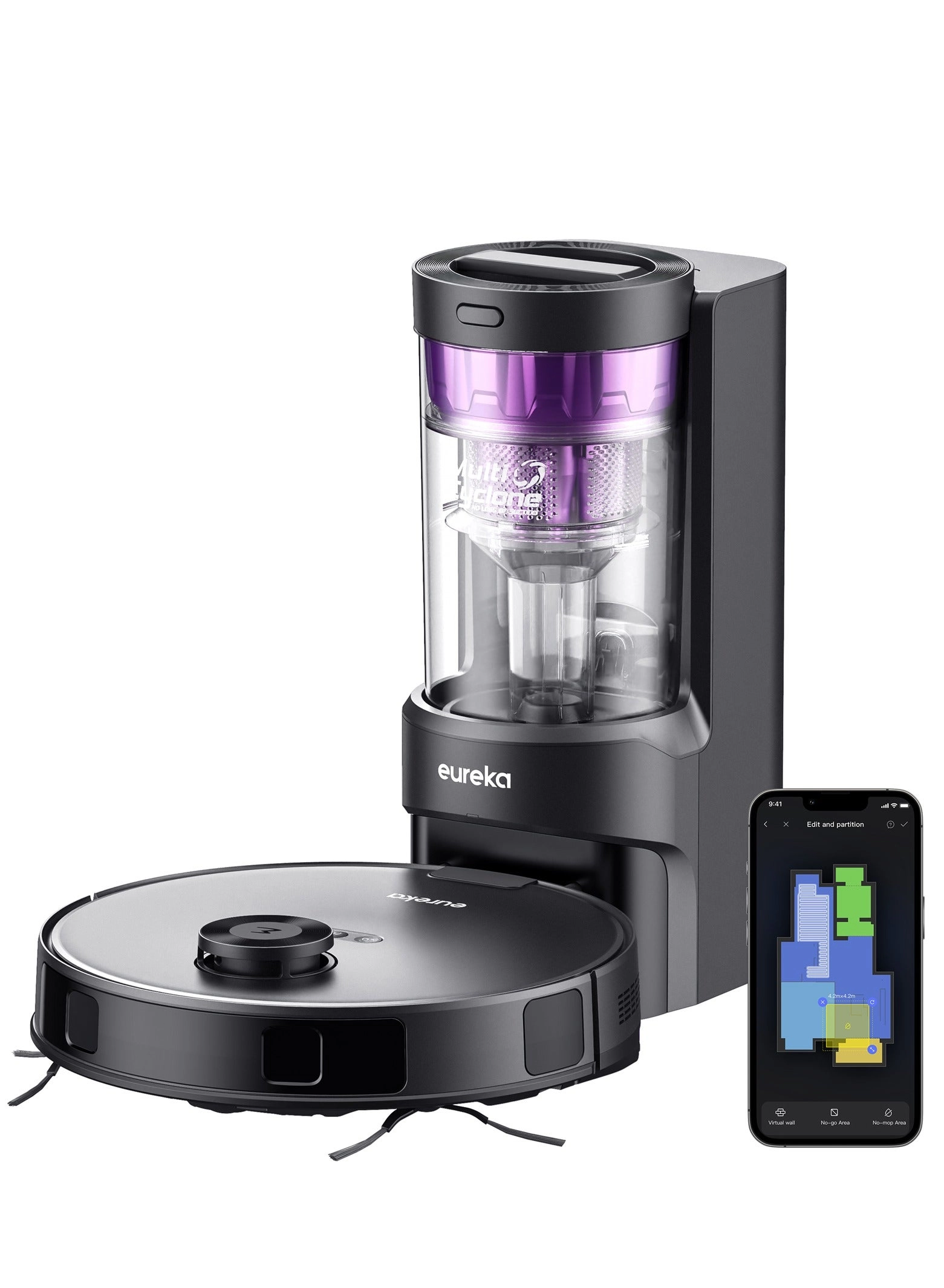 NER E10S - Self-Empty Station With Mop