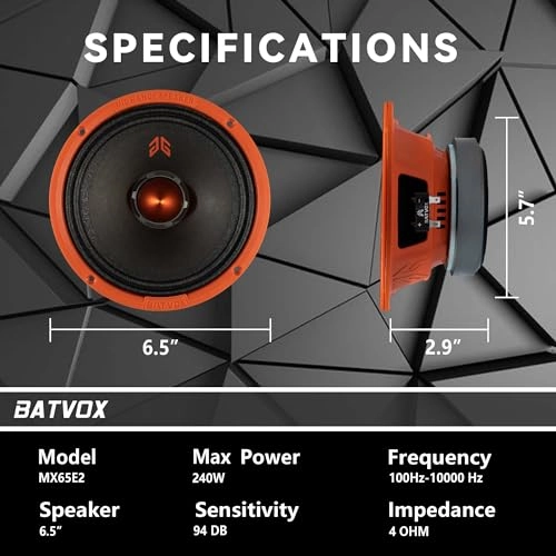 MX65E2 - 6.5 Inch Midrange