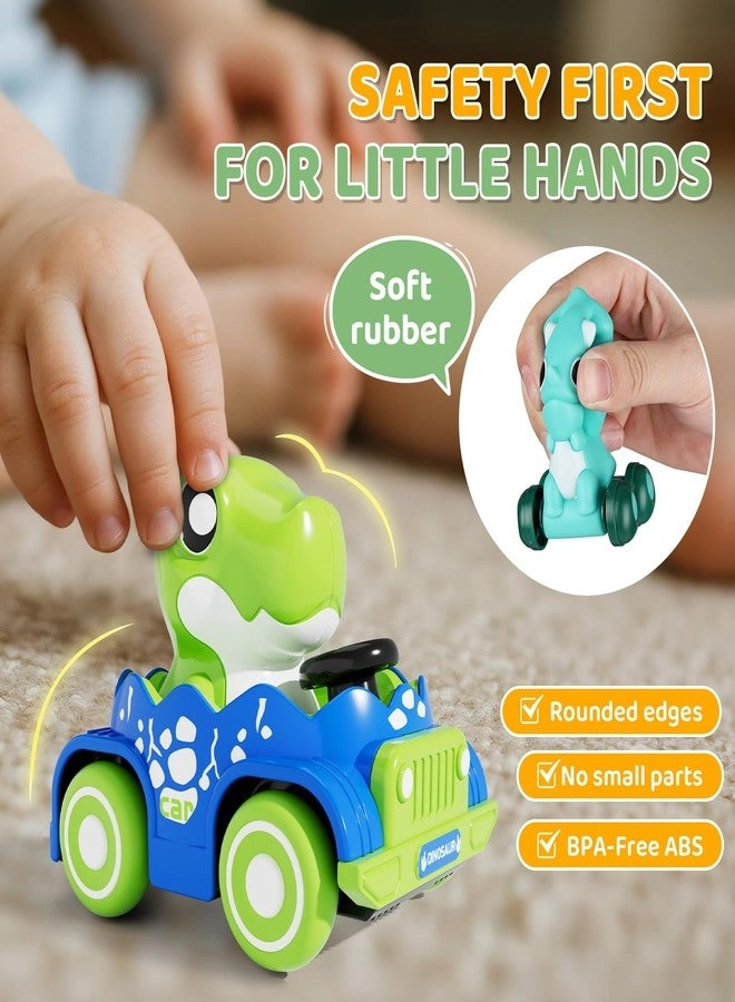 Dinosaur Car Toys + Playmat + Storage Bag - 1 2 Year Old Boy 10 PCS