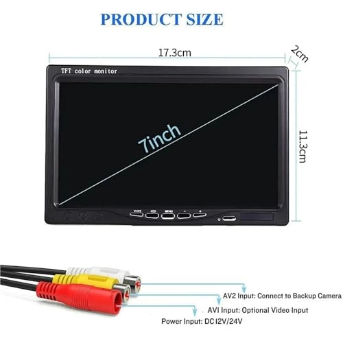 Stand Alone Monitor - RCA connector 1024*RGB*600