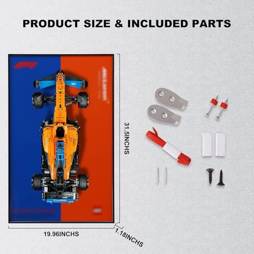 Display Wall Frame - for Lego 42141 LED Mirror