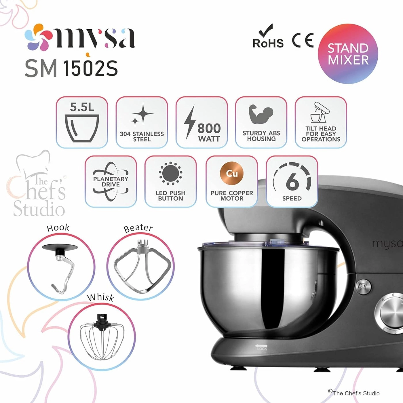 SM1502 - 55 Ltrs 800 W