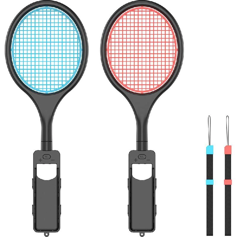 GT-COUPE Switch Sports 7-in-1 Tennis Racket + Golf Clubs + Sword + Leg Strap - Nintendo Switch