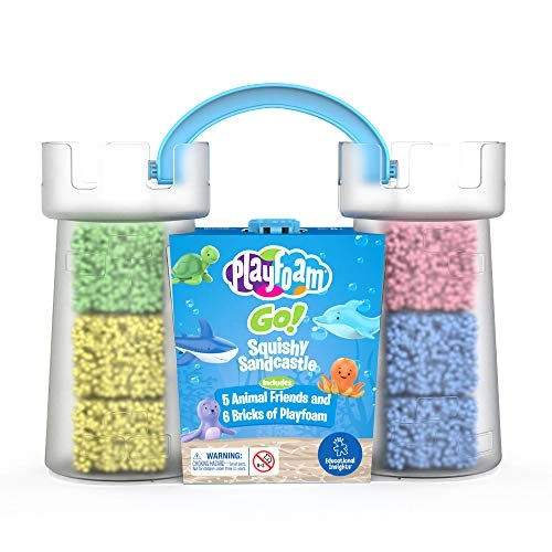 Playfoam Go! Squishy Sandcastle - 3 years and up 11 pieces