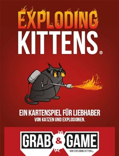 Exploding Kittens: Grab & Game - Card Game (German)