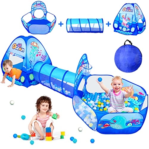 3pc Kids Play Tent