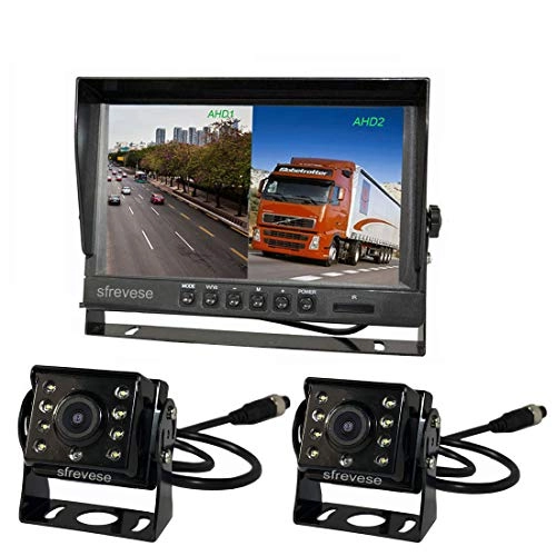 DVR Monitor - 9inch IPS 4Pin + Reversing Backup Camera - 1080P Night vision