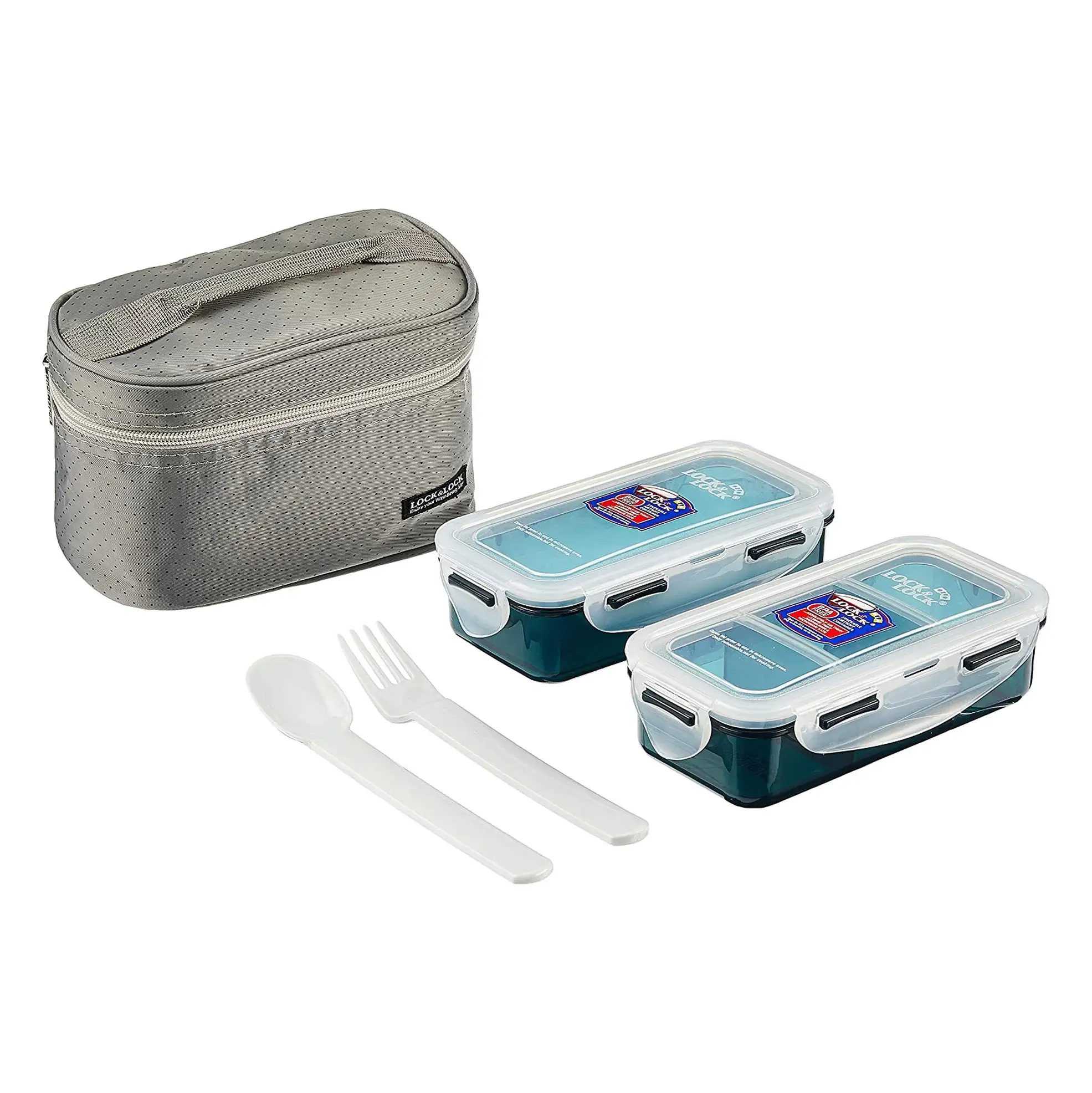 Lock & Lock Lunch Bag Set - 3 Pc. Red