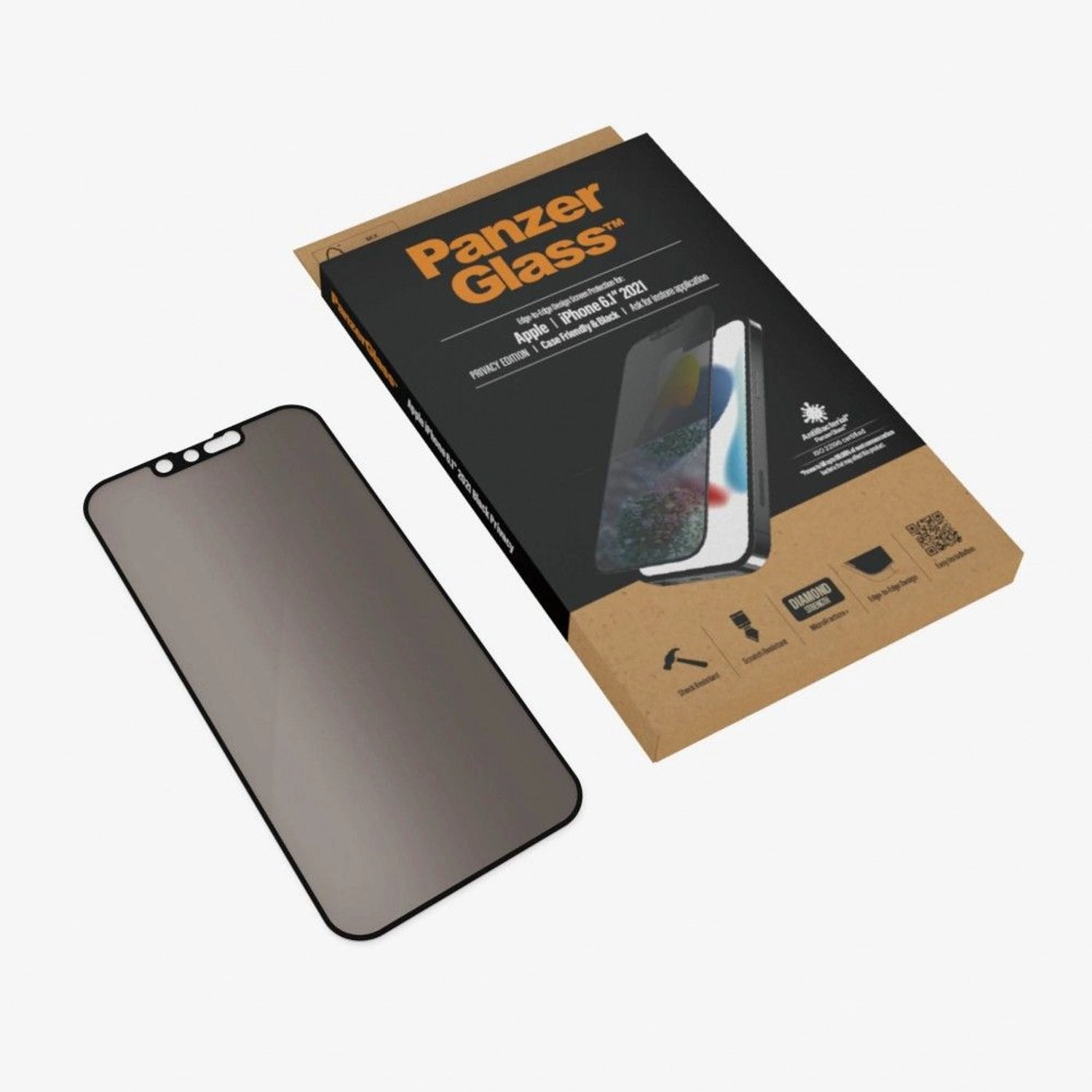Edge Privacy Tempered Glass Screen Protector - iPhone 13 Pro