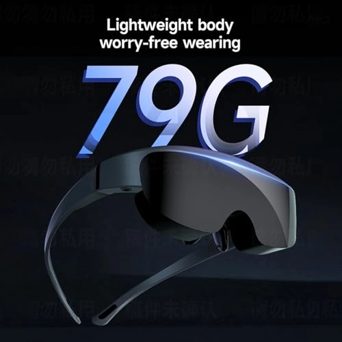 Smart Glasses - 400 Inch 1080p 0 to 600° Myopia