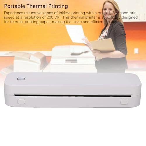 Portable Thermal Label Printer - Inkjet 4,1 x 9,5 inch