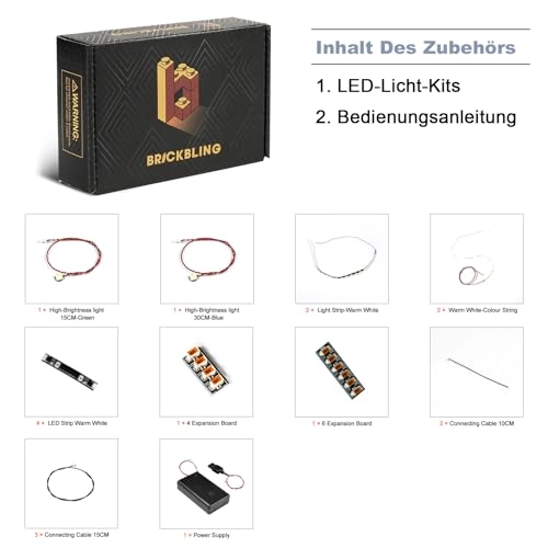 43242 Snow White and The Seven Dwarfs' Cottage - LED Lighting Kit Standard Version