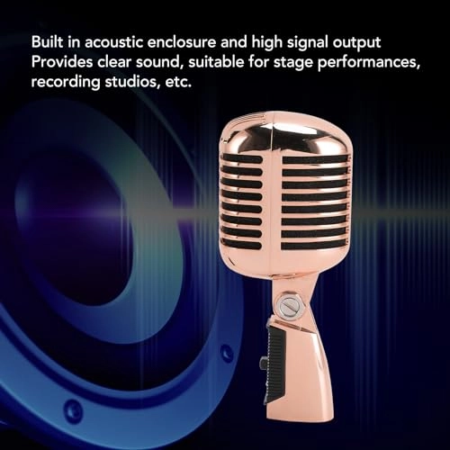 Vintage Style Wired Microphone