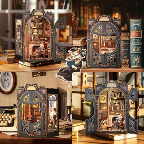 Book Nook Kit - Count Cat's Study