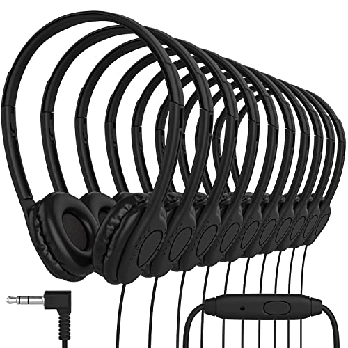 Bulk Classroom Student Headphones Wired Headphone 20 Pack