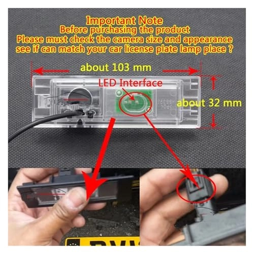 Fisheye Rear View Camera - Night vision Wireless 1280x720