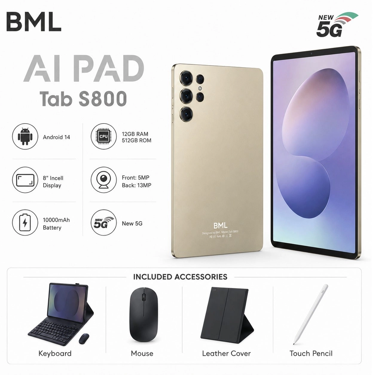 AI PAD S800 - 512GB 8"