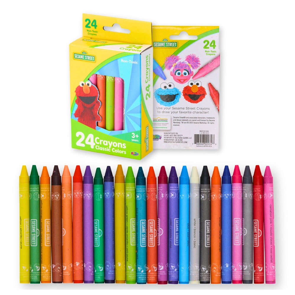 Classic Colors Crayons - 24 Pcs