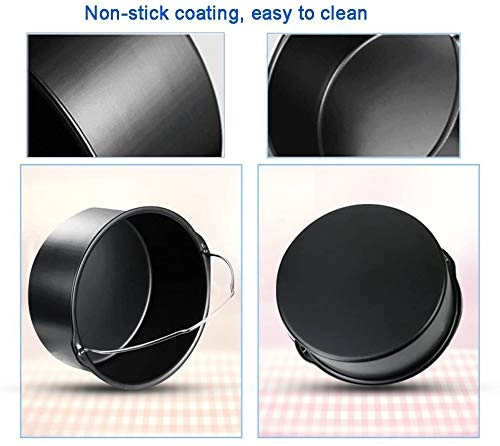 Cake Barrel + Pizza Pan + Metal Holder + Double Layer Rack + Silicone Mat - Stainless Steel 5-PCS