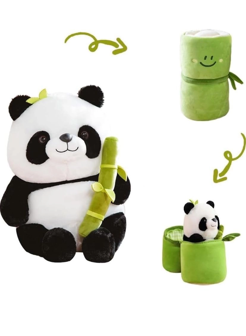 Elephant - 32 cm Plush + Panda + Rabbit + Turtle