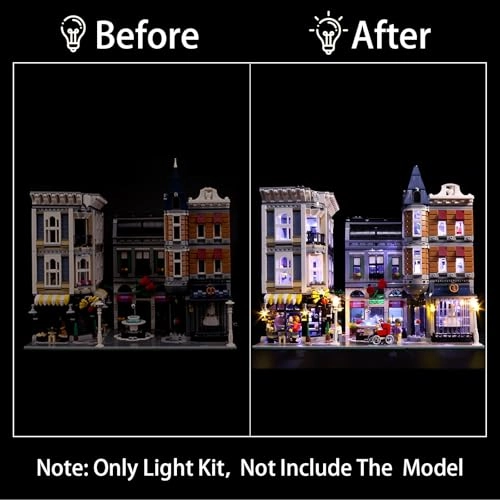 Lighting Kit 10255 - for LEGO Assembly Square 10255 ABS