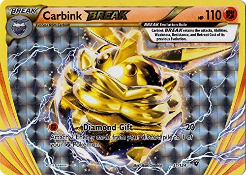 Pokemon USA, Inc. Carbink BREAK 51/124 - XY Fates Collide - Holo