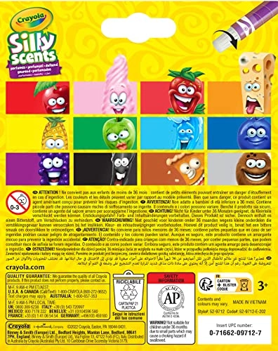 Mini Silly Scents Crayons - 12 Pcs