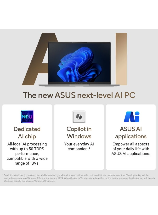 Vivobook S 14 - 14 inch 1TB 32 gigabyte AMD Ryzen AI 9-365