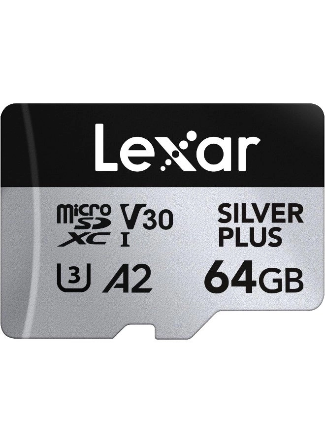 Professional SILVER PLUS microSDXC U3 64GB