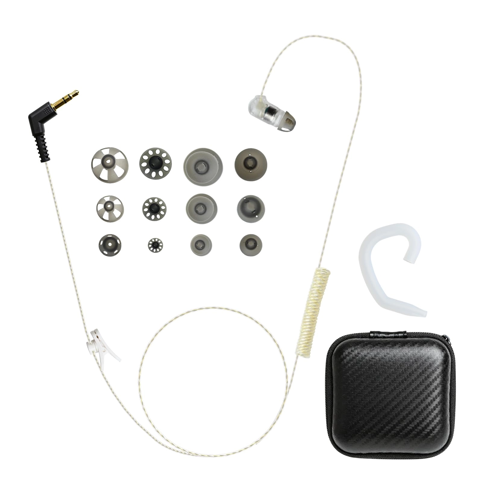 WODASEN 3.5mm Listen Only Earpiece - In Ear