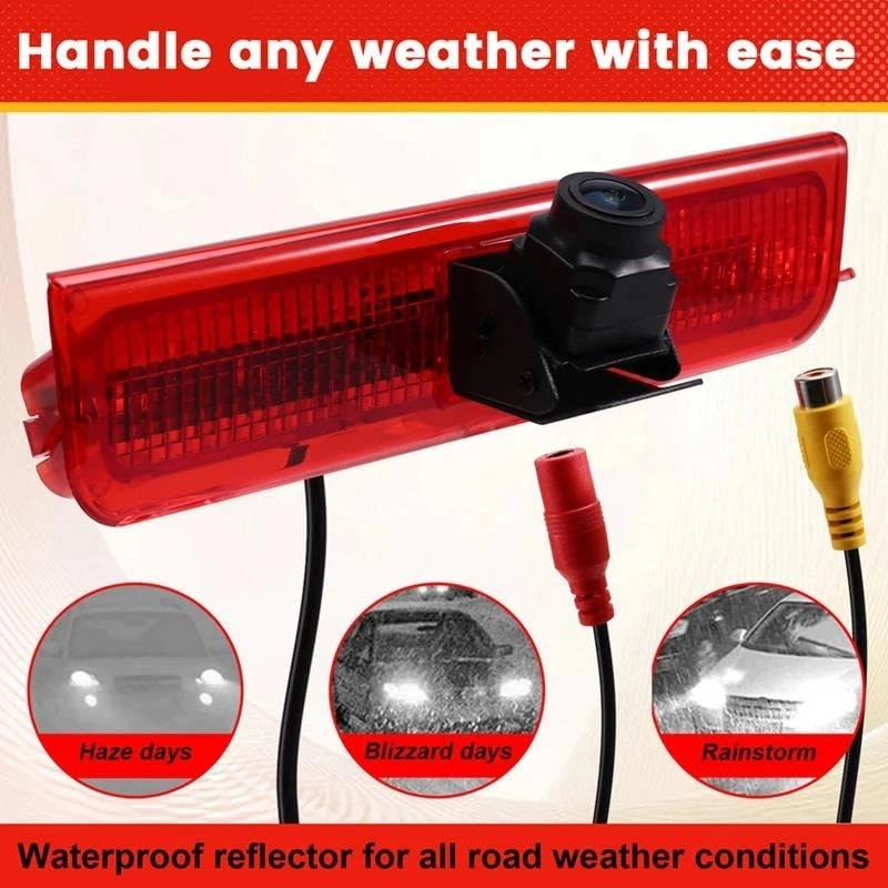 Rear View Backup Brake Light Camera - Night vision RCA 600 TV lines