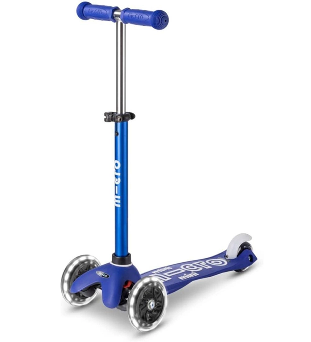 Mini Deluxe 3-Wheel Kick Scooter – 120/85 mm LED