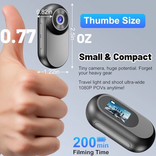 Mini Body Camera - 1080P 64GB