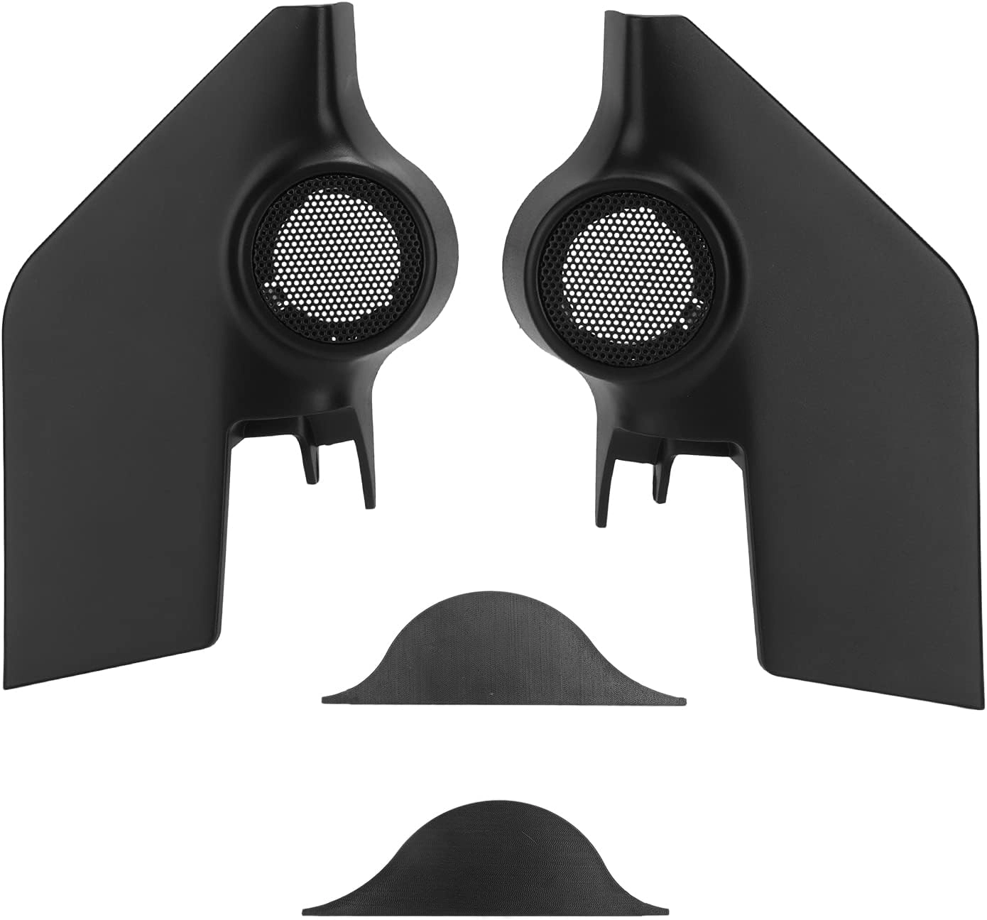 woobles Tweeter Speaker Cover - 2pcs Black Dustproof Replacement for 2012-2018