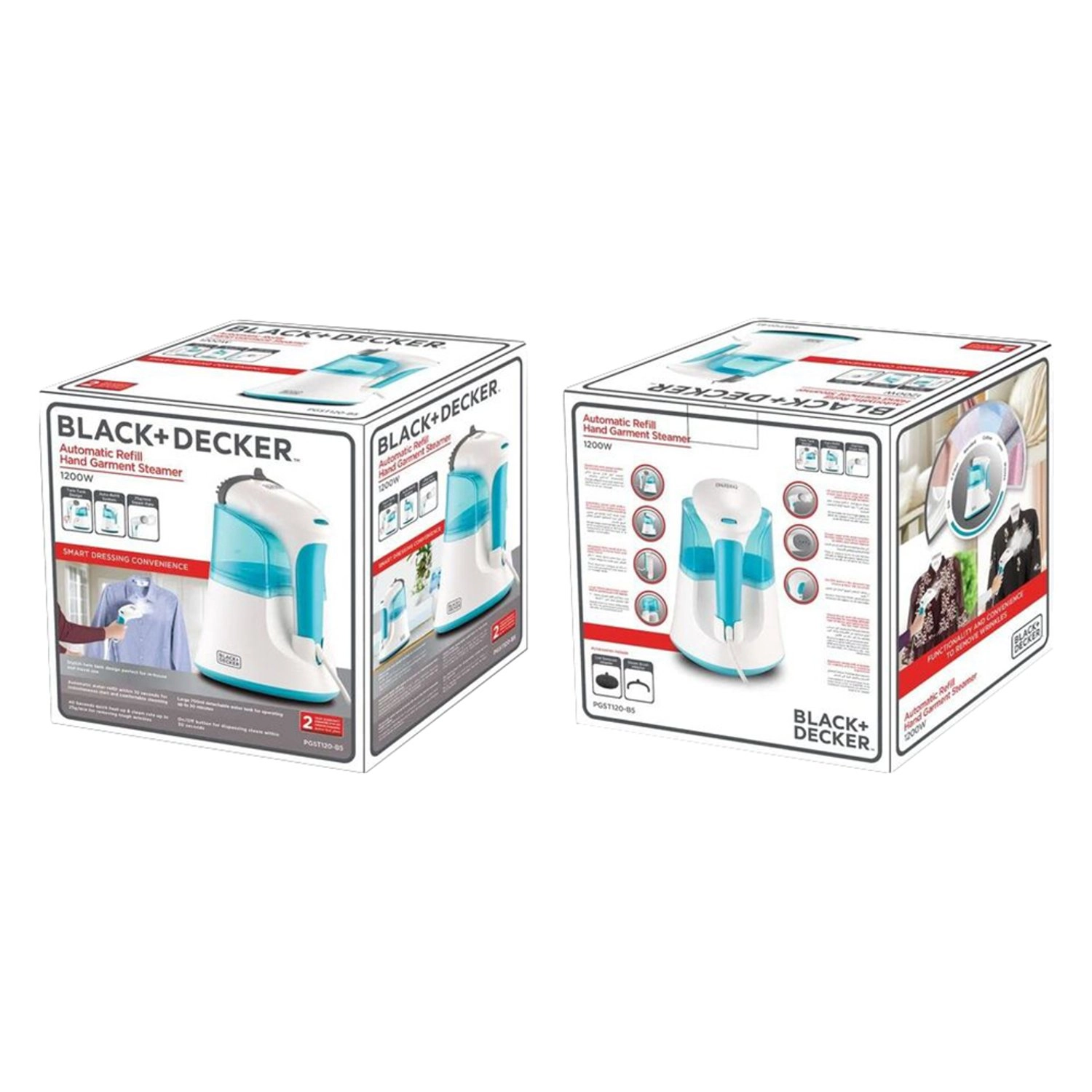 Hand Garment Steamer - 0.7 Liter 1200 Watt 30 minutes