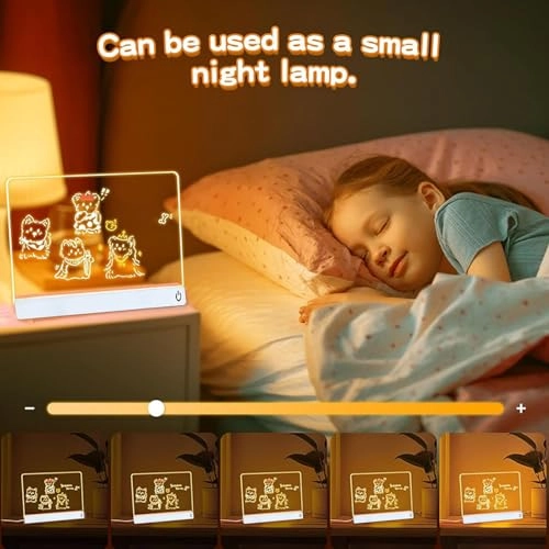 LED Drawing Board - 1 Count 7 x Markers