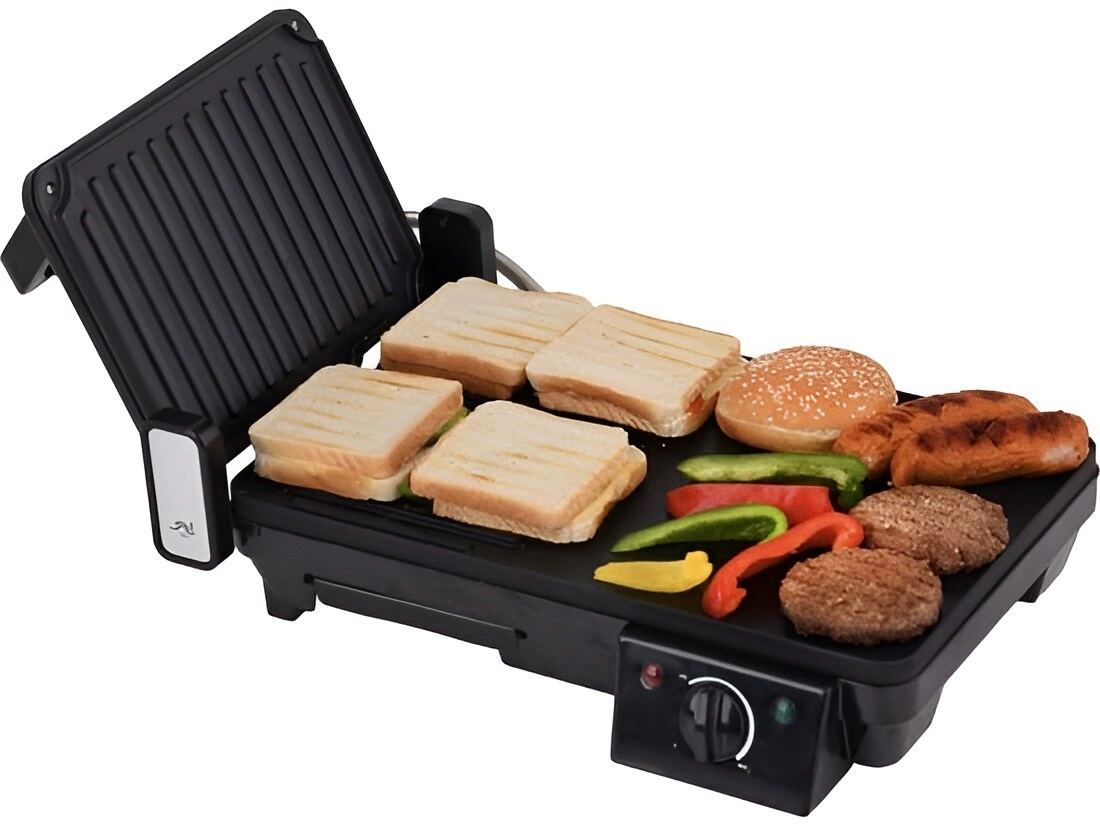3 in 1 Breakfast Maker - Multifunctional Table Grill Adjustable Temperature Control
