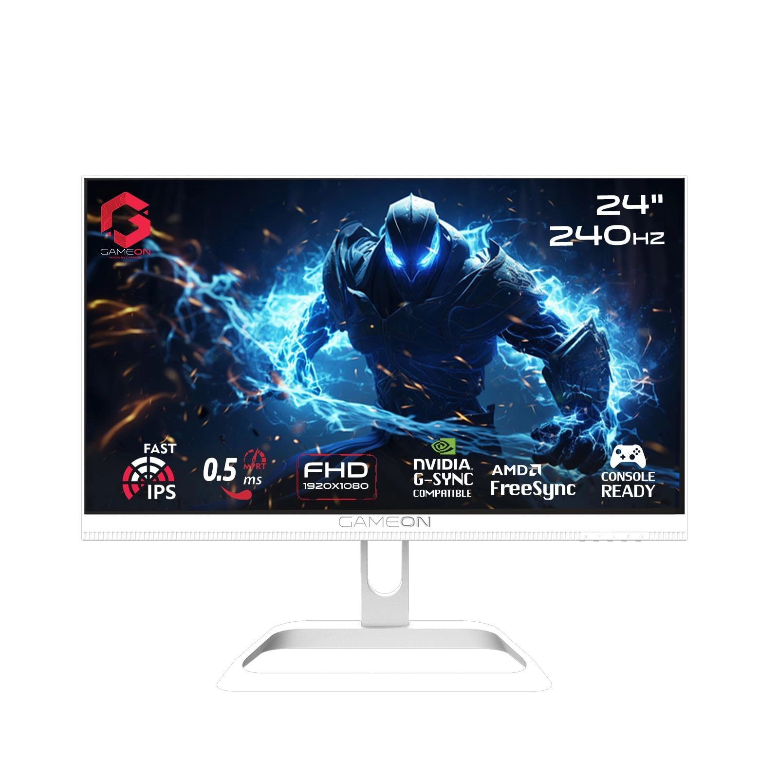 GameOn Artic Pro-Series Gaming Monitor - GOA24FHD190IPS 24" 1920x1080