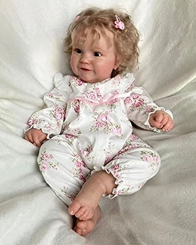 Maddie Reborn Baby Doll - 50 cm Full Body Silicone Brown Eyes