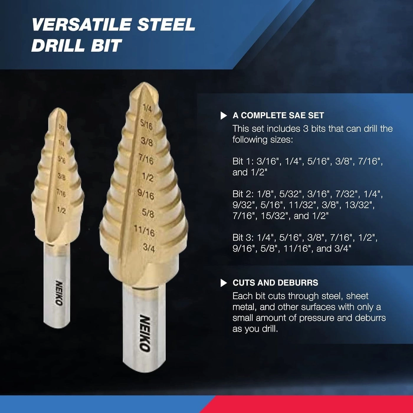 10193A - TITANIUM COATED HSS three