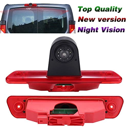 Brake Light Reversing Camera + Rear View Mirror Monitor - Night vision 628 x 586 pixels