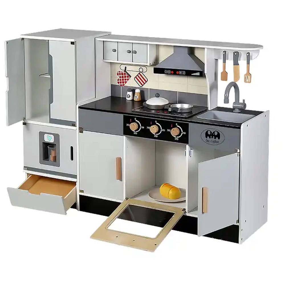 Kids Wooden Toy Kitchen Play Set (5551007-MSN22013)