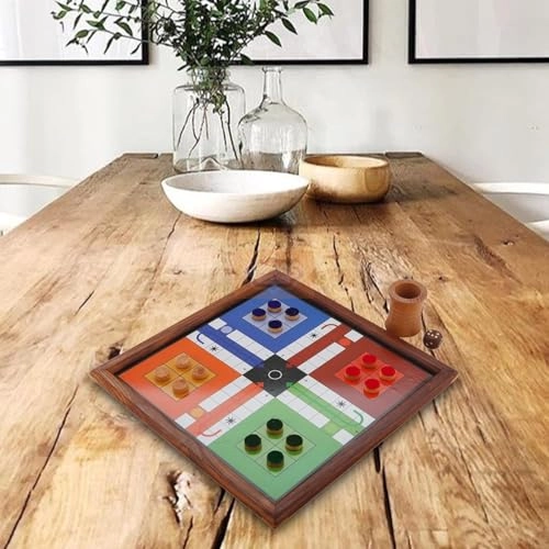 Ludo & Snake Ladders - 2 in 1 Wooden Magnetic
