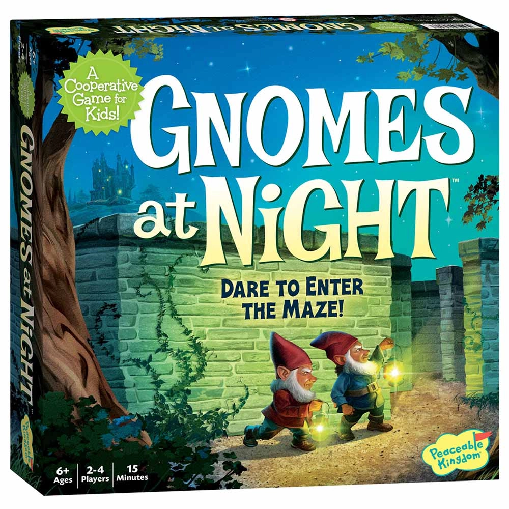 Peaceable Kingdom Gnomes At Night