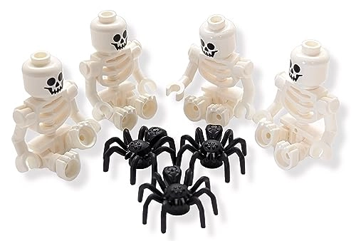 Spooky Halloween Skeleton Minifigures - 8 years and up 4 Pack