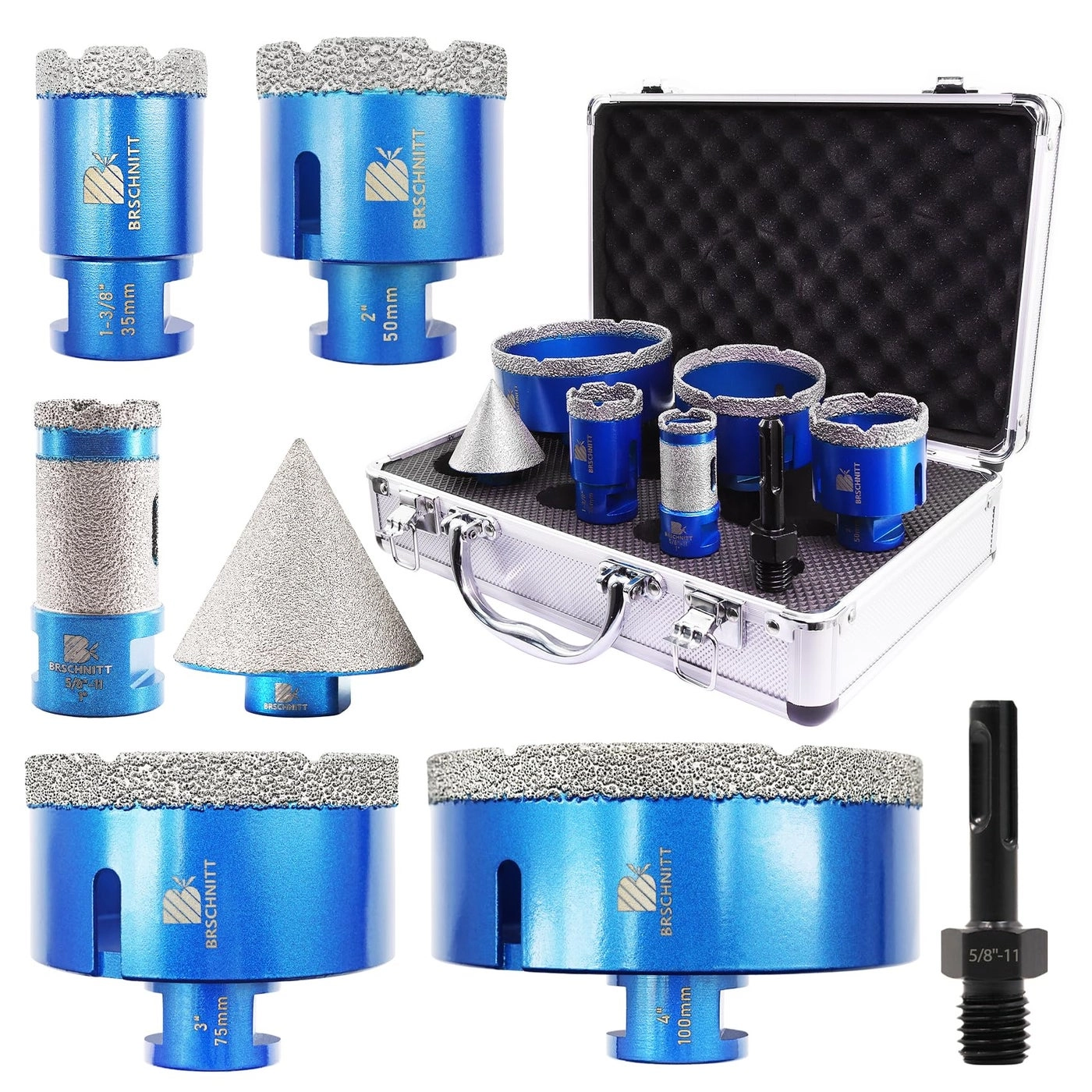 BRSCHNITT Diamond Core Drill Bit Set - 125mm